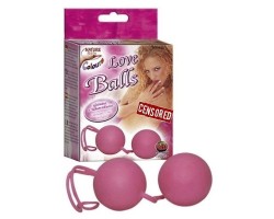 Шарики вагинальные Love Balls розовые