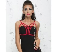 Портупея Амазонка красная S/M