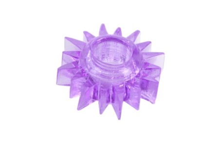 Эластичное фиолетовое кольцо для эрекции Toyfa