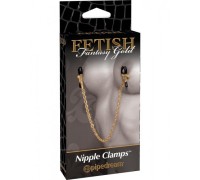 Зажимы для сосков FF Gold Chain Nipple Clamps