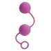 Тонизирующие мышцы шарики в силиконовой оболочке Lia розовые - фото 1